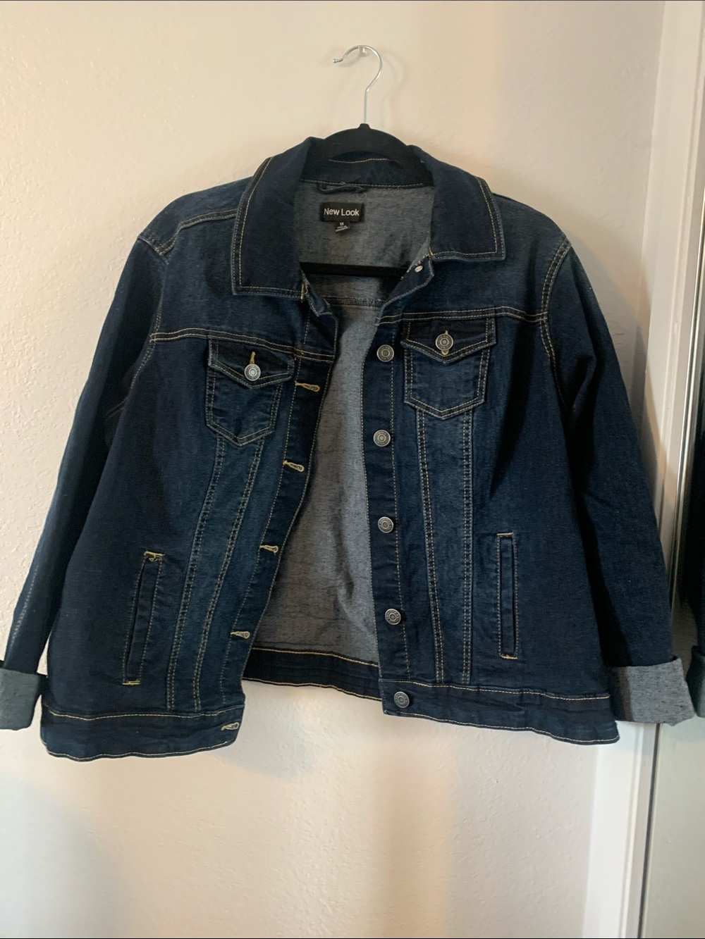 New Look Indigo Denim Jacket - Navy 1x